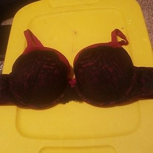 Torrid Plunge bra 44B maroon black